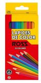 LAPIZ COLOR 12UN. LARGO ROSS