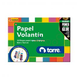 CARPETA ARTE TORRE PAPEL VOLANTIN 10 HJS